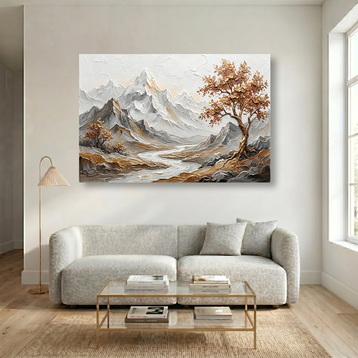 Painting Gilded Alpine Topography