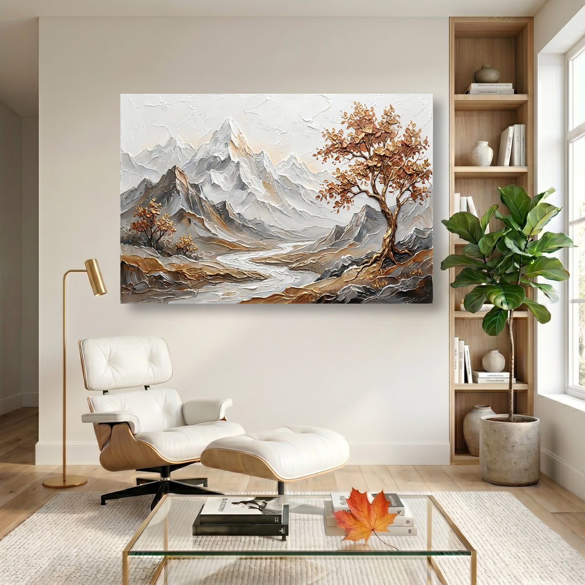 Painting Gilded Alpine Topography