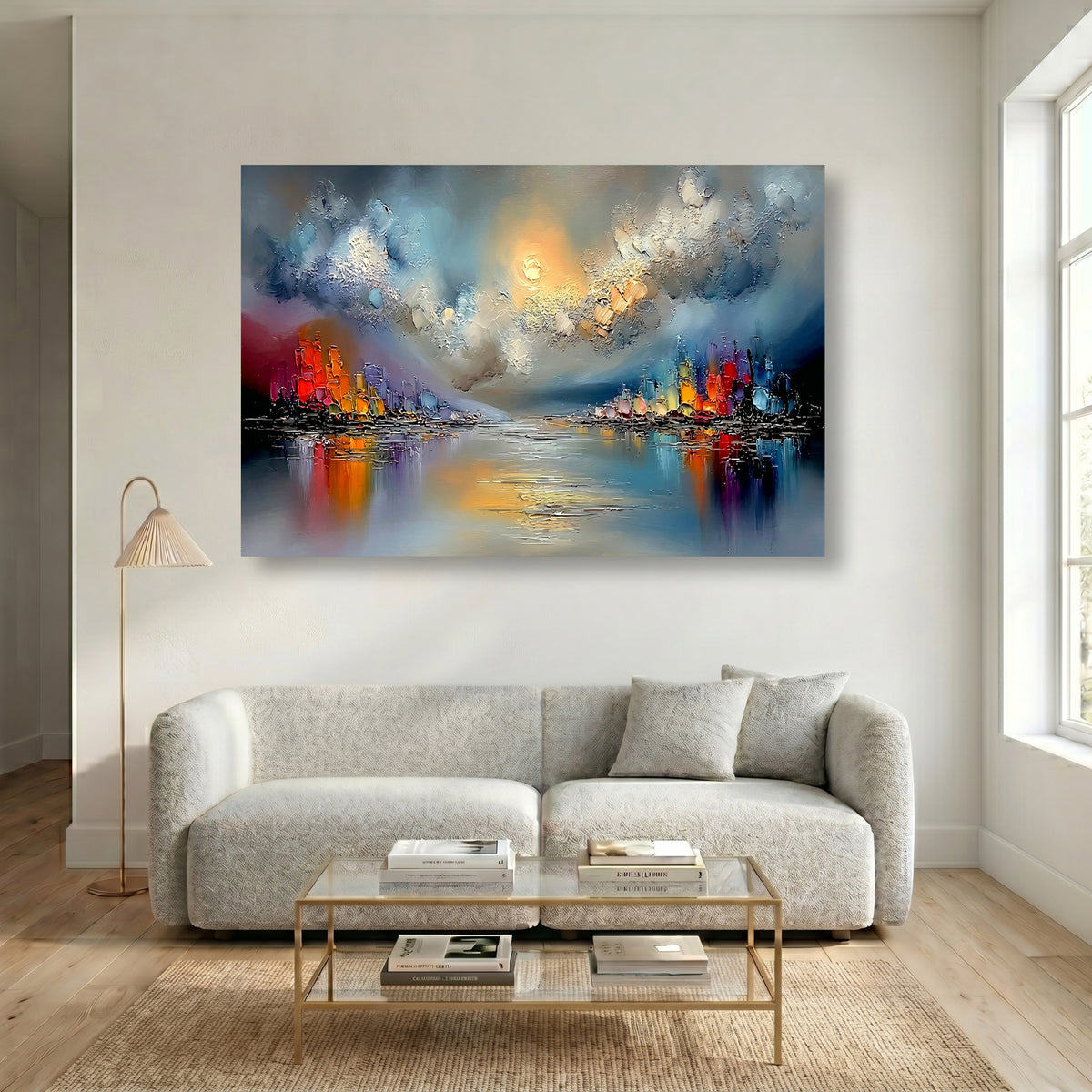 Painting Luminous Urban Resonance