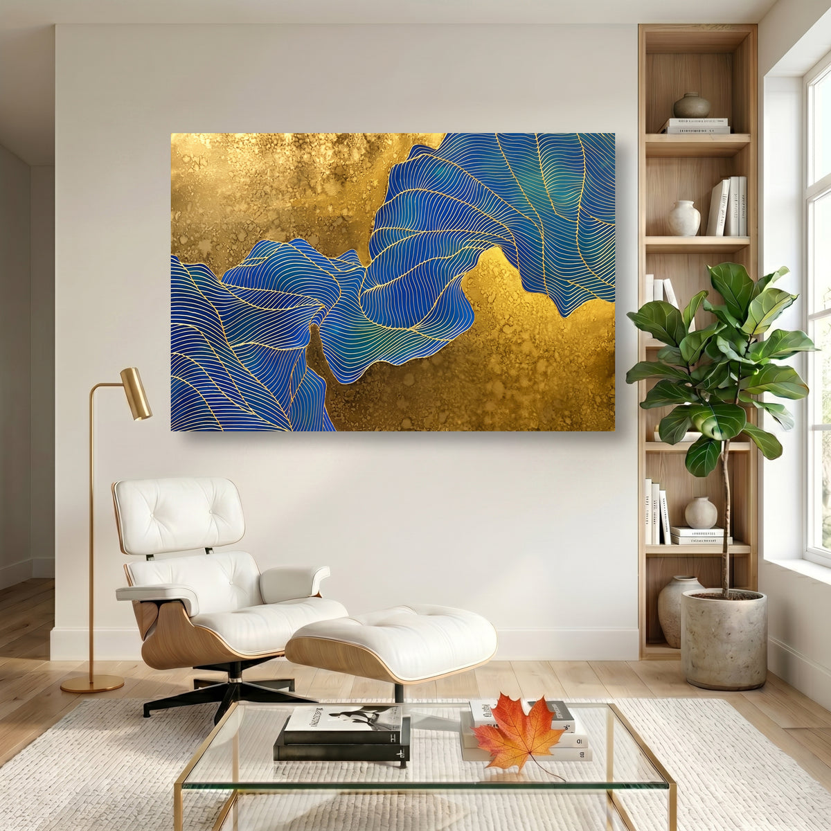 Painting Gilded Topography