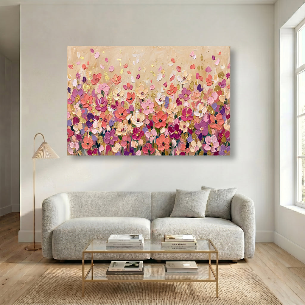 Painting Gilded Blossom Ascent