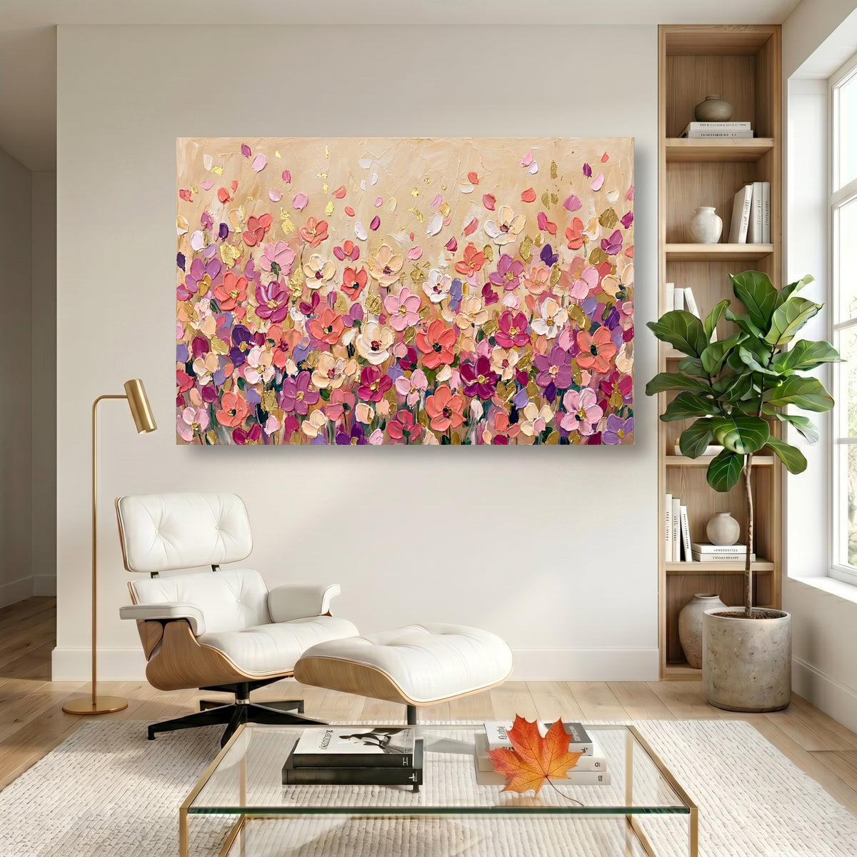 Painting Gilded Blossom Ascent