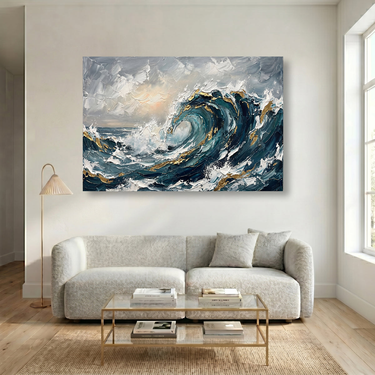 Painting Gilded Tempest