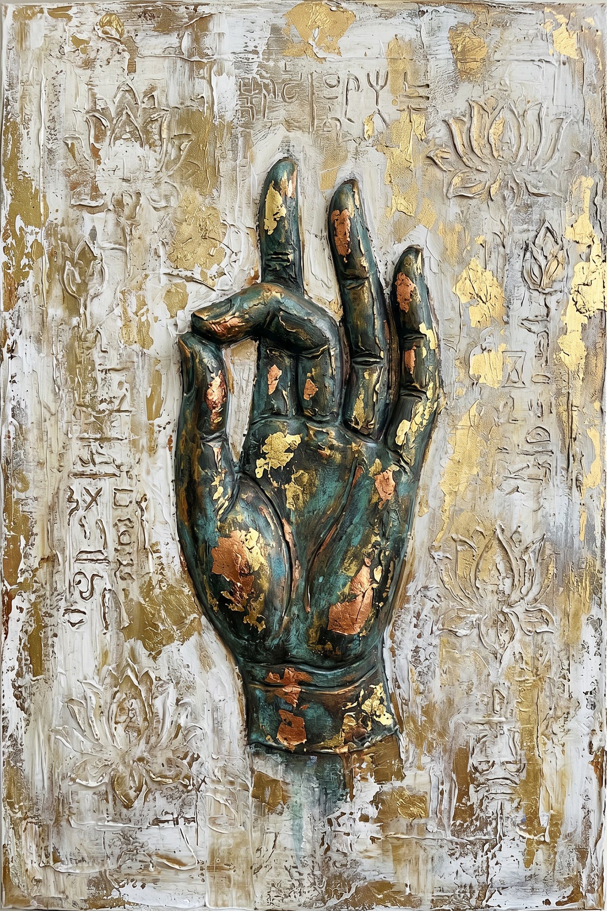 Painting Sacred Verdigris