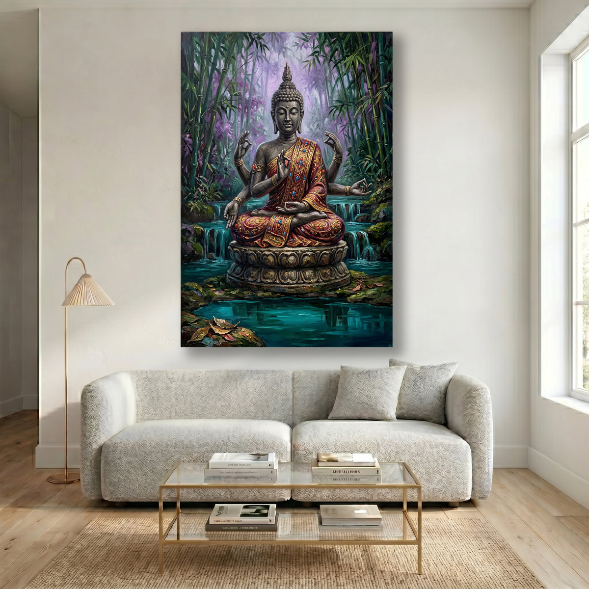Painting Luminous Bamboo Sanctum