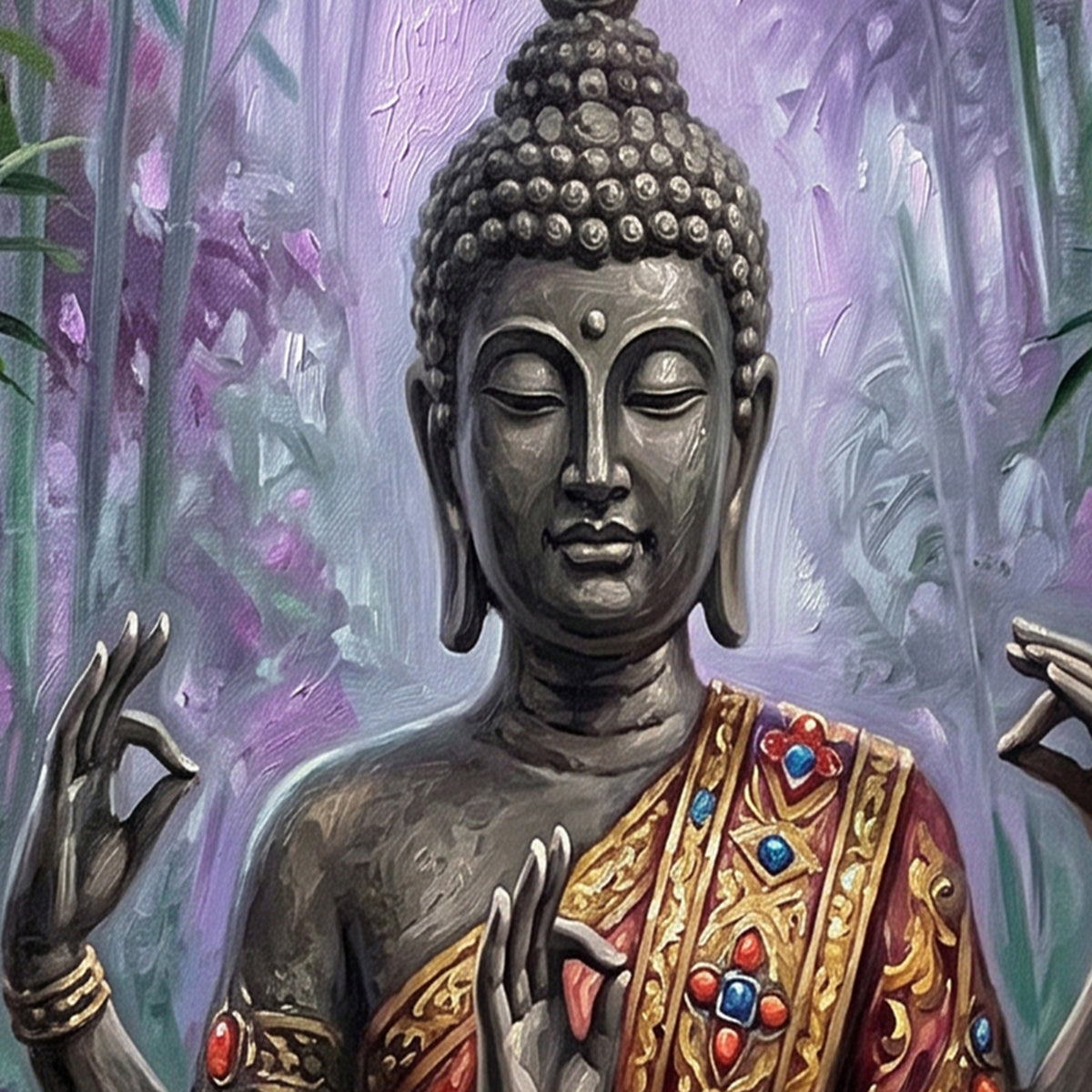 Painting Luminous Bamboo Sanctum