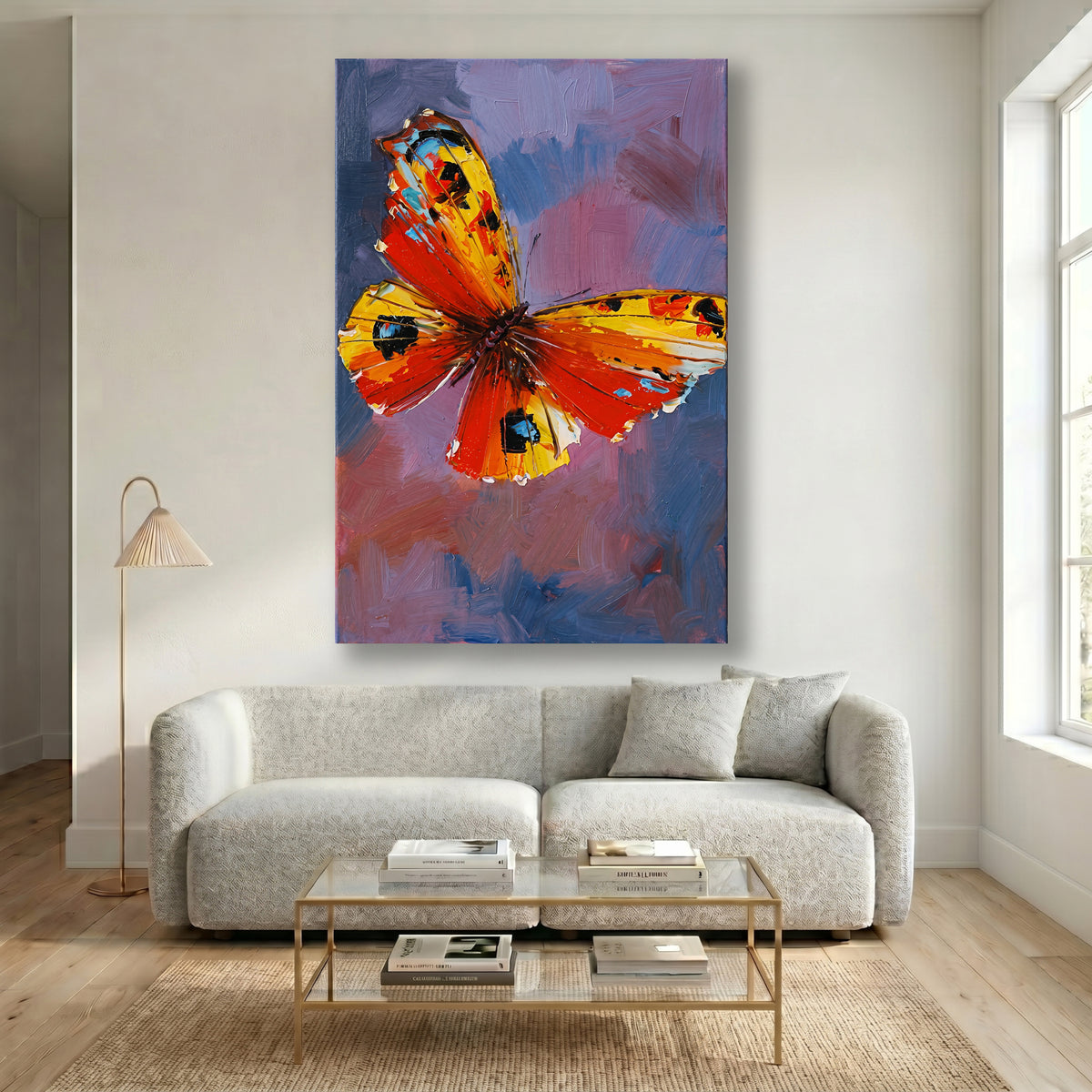 Painting Colorful Butterfly