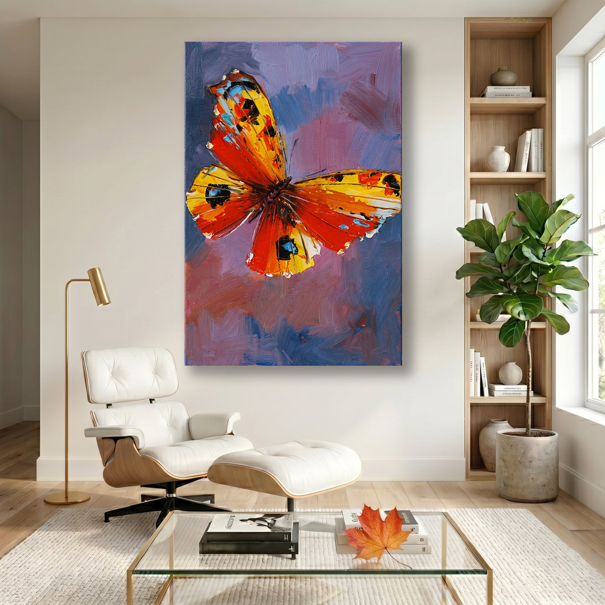 Painting Colorful Butterfly