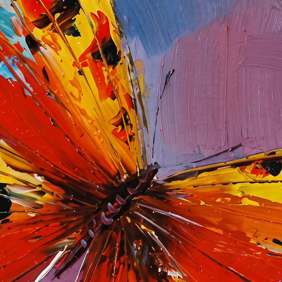 Painting Colorful Butterfly