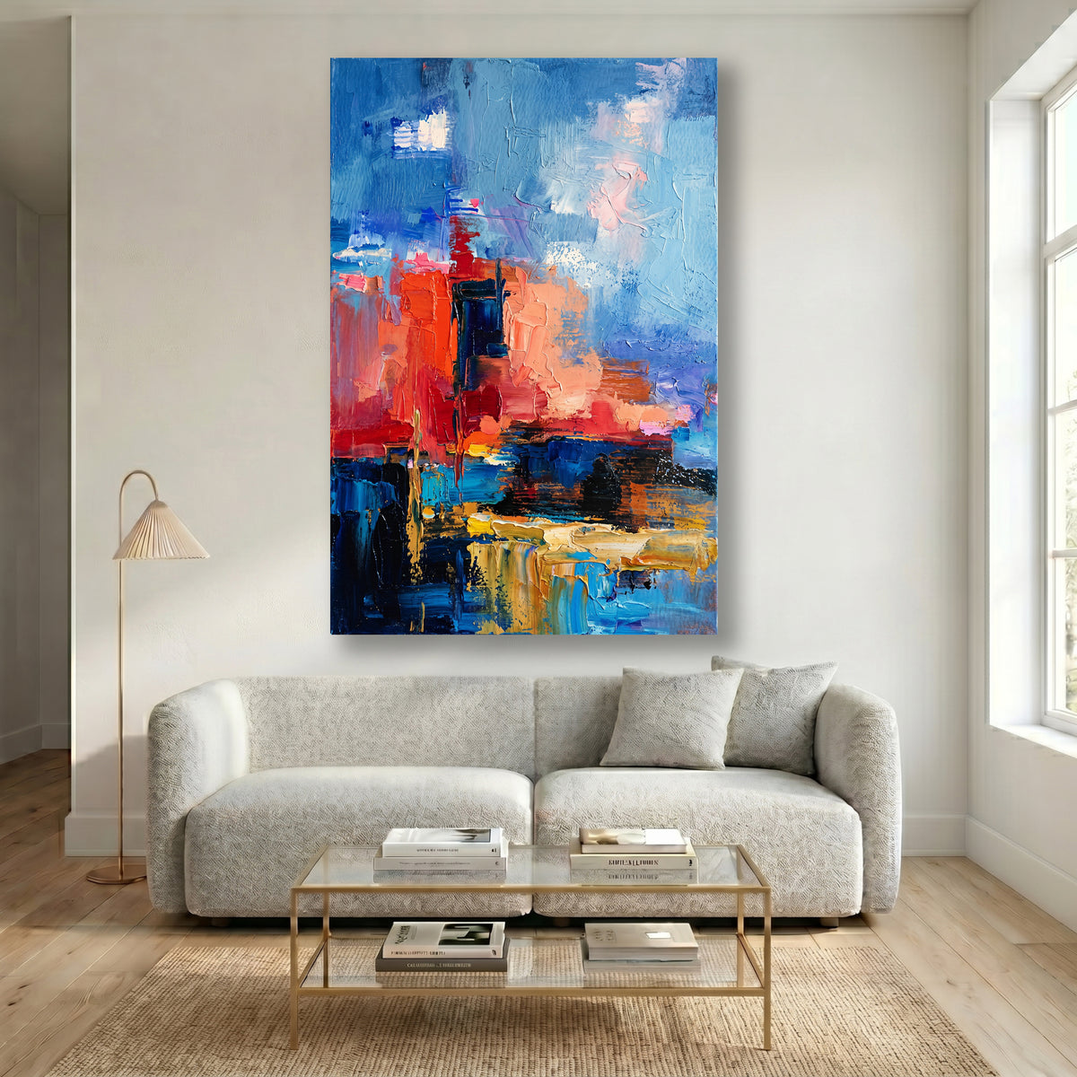 Painting Abstract Expressive Color and Texture