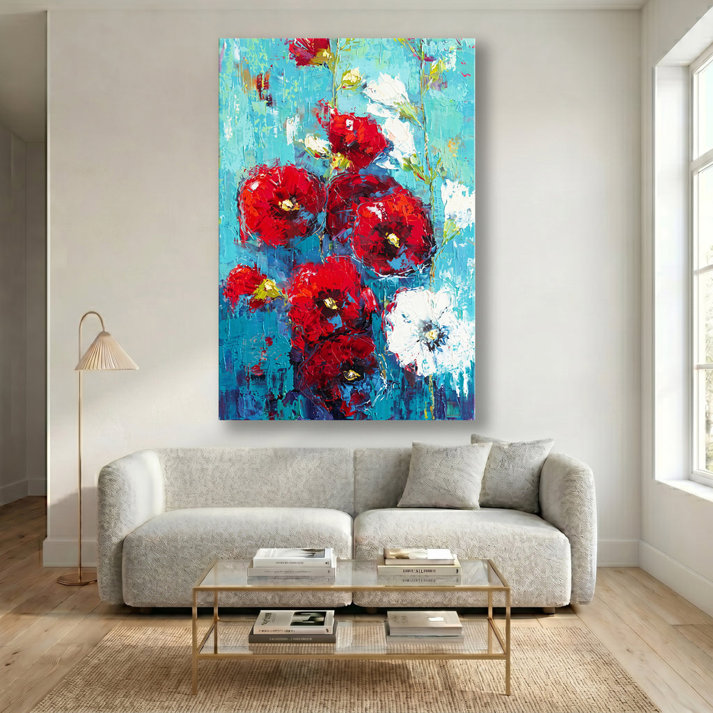 Painting Crimson Resonance