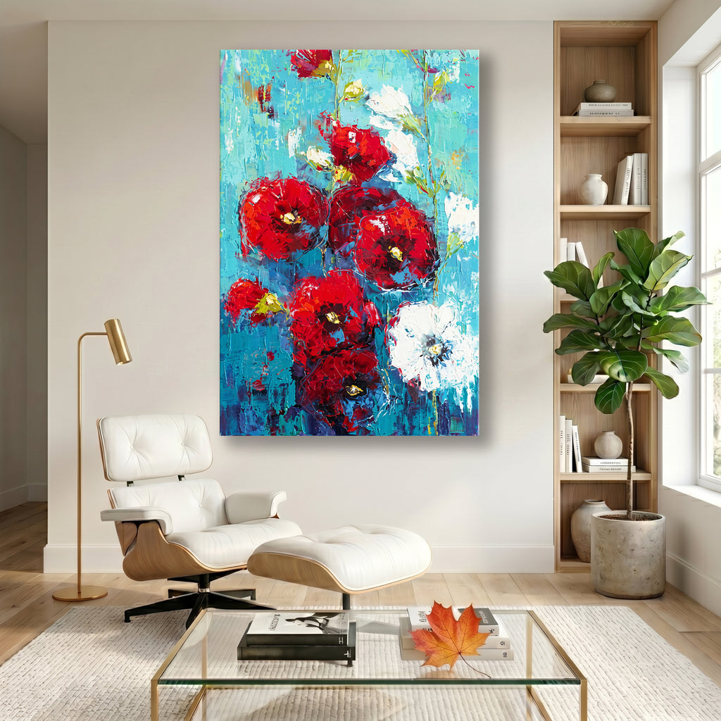 Painting Crimson Resonance