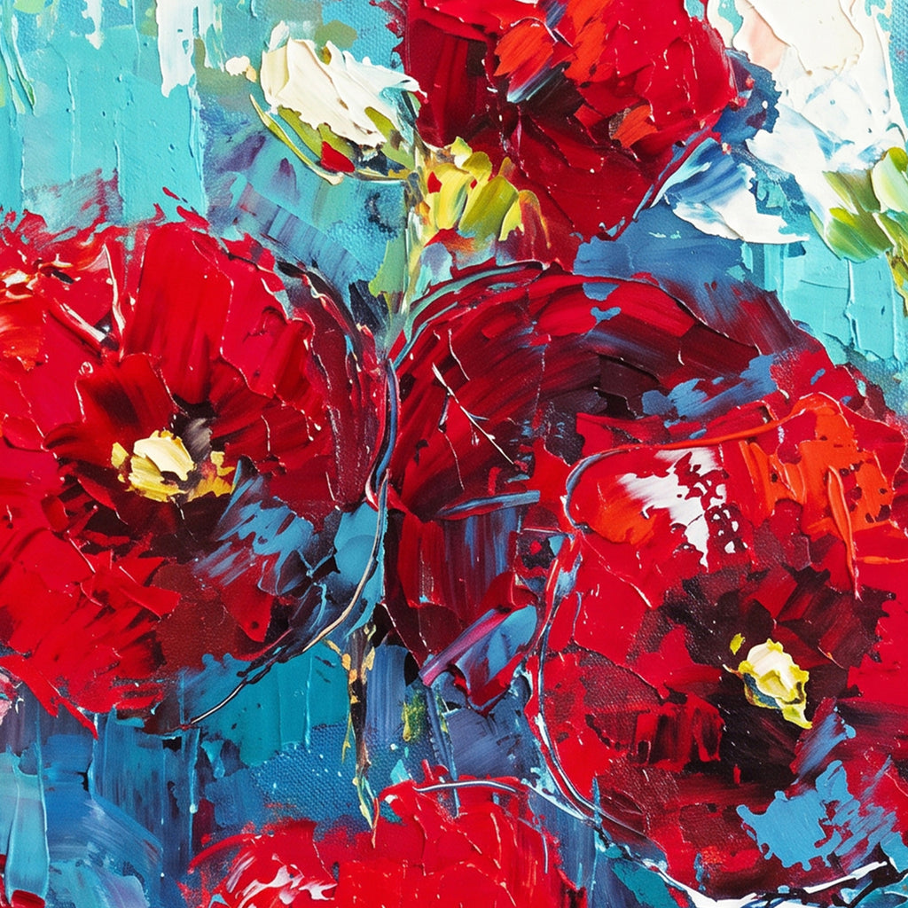 Painting Crimson Resonance