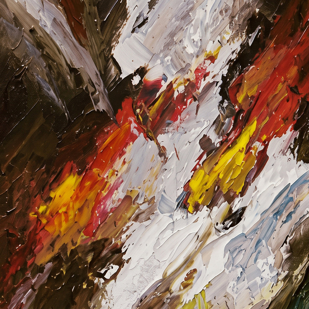 Painting Abstract Dynamic Texture
