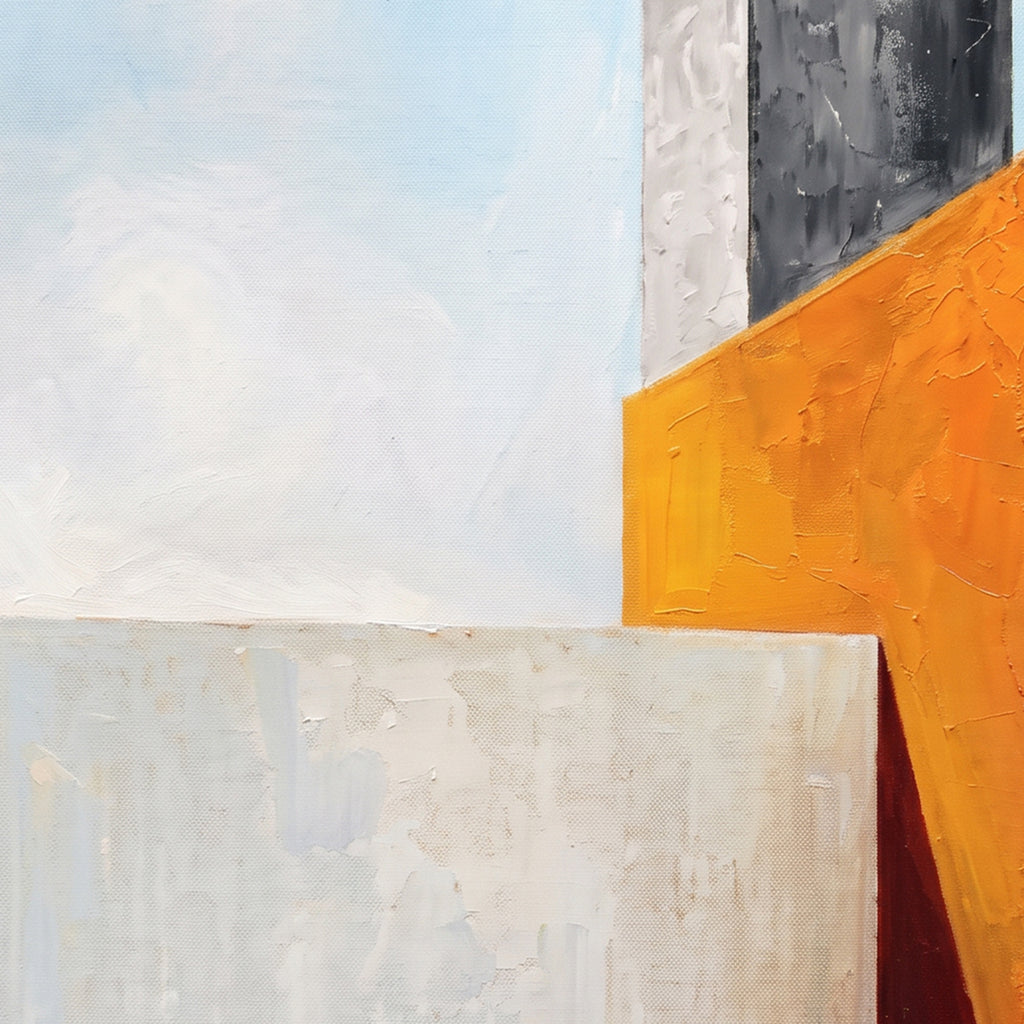 Painting Abstract Architectural Geometry