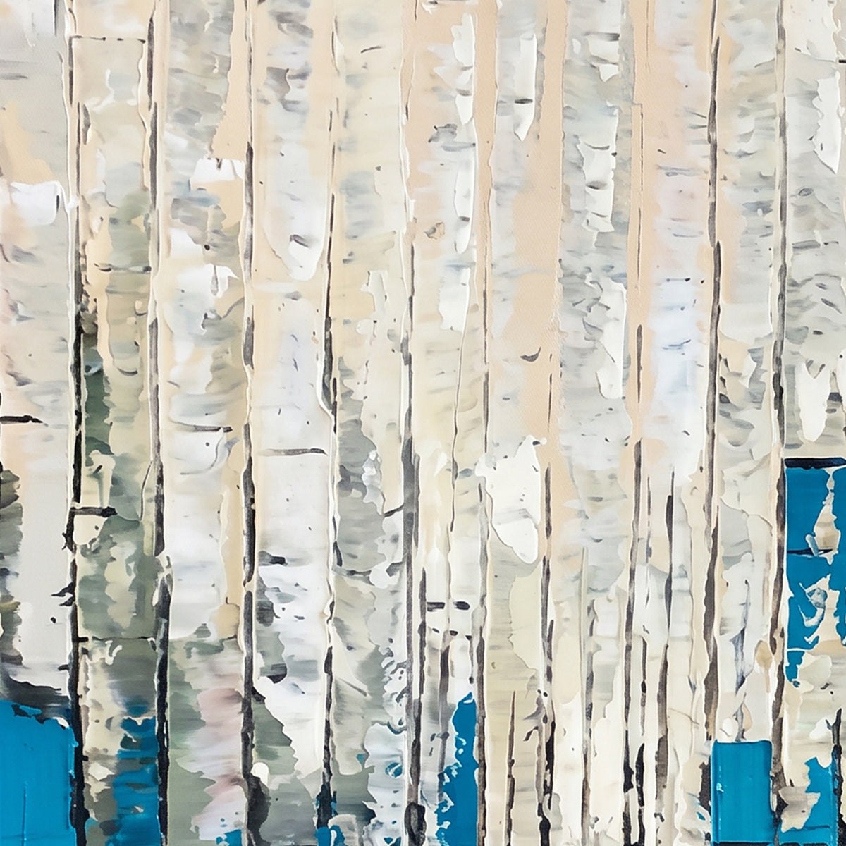 Painting Cascading Azure Depths