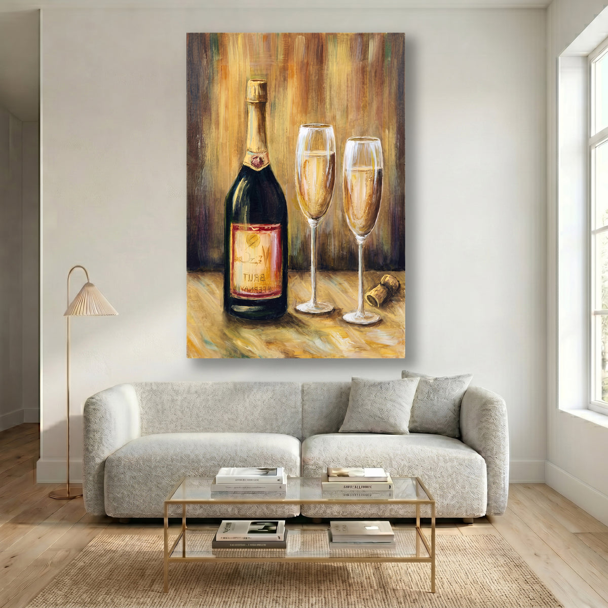 Painting Champagne Still Life