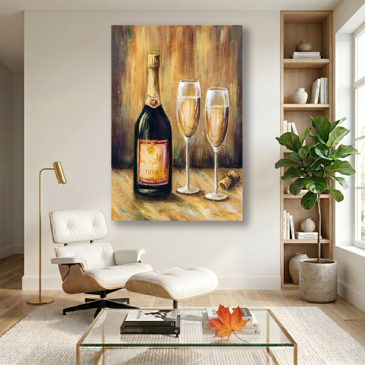 Painting Champagne Still Life