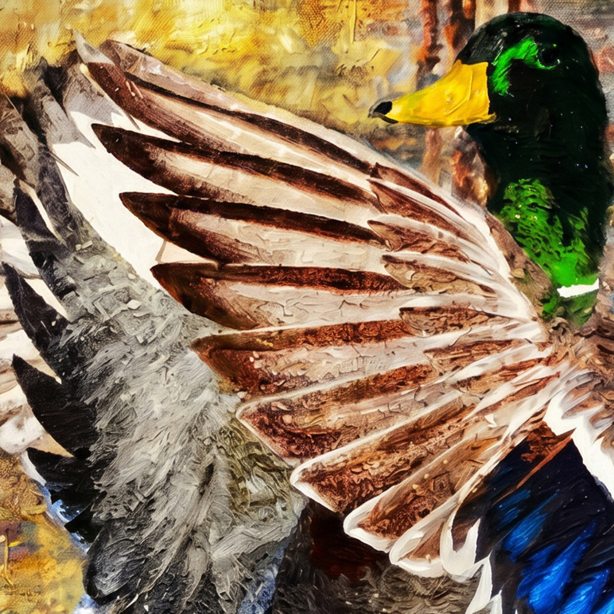 Painting Mallard Duck