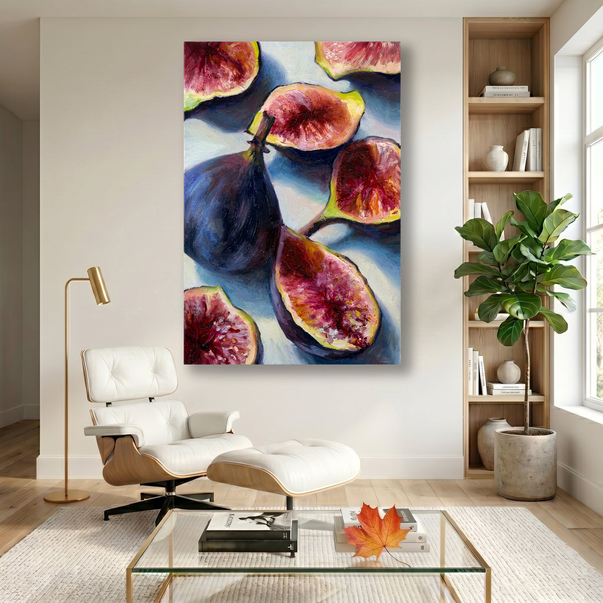 Painting Ripe Figs Still Life