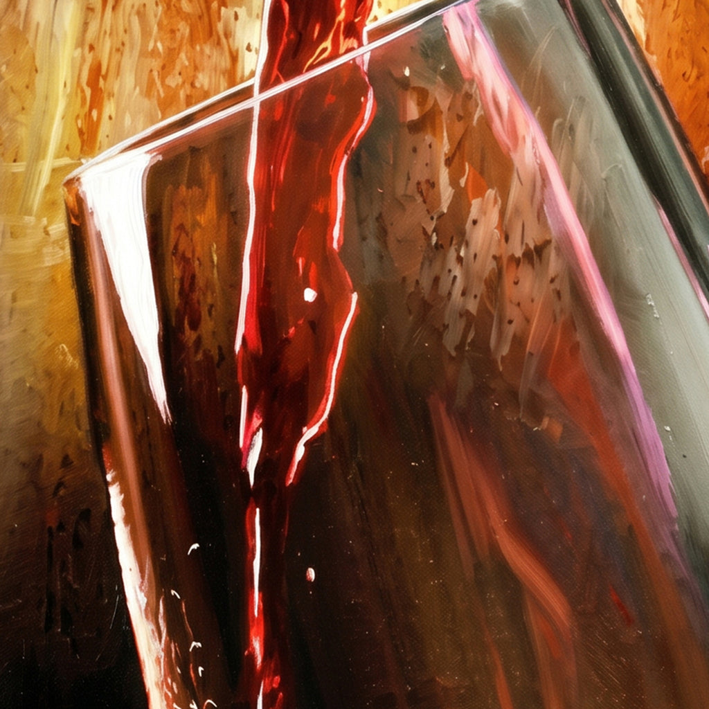 Painting Crimson Resonance