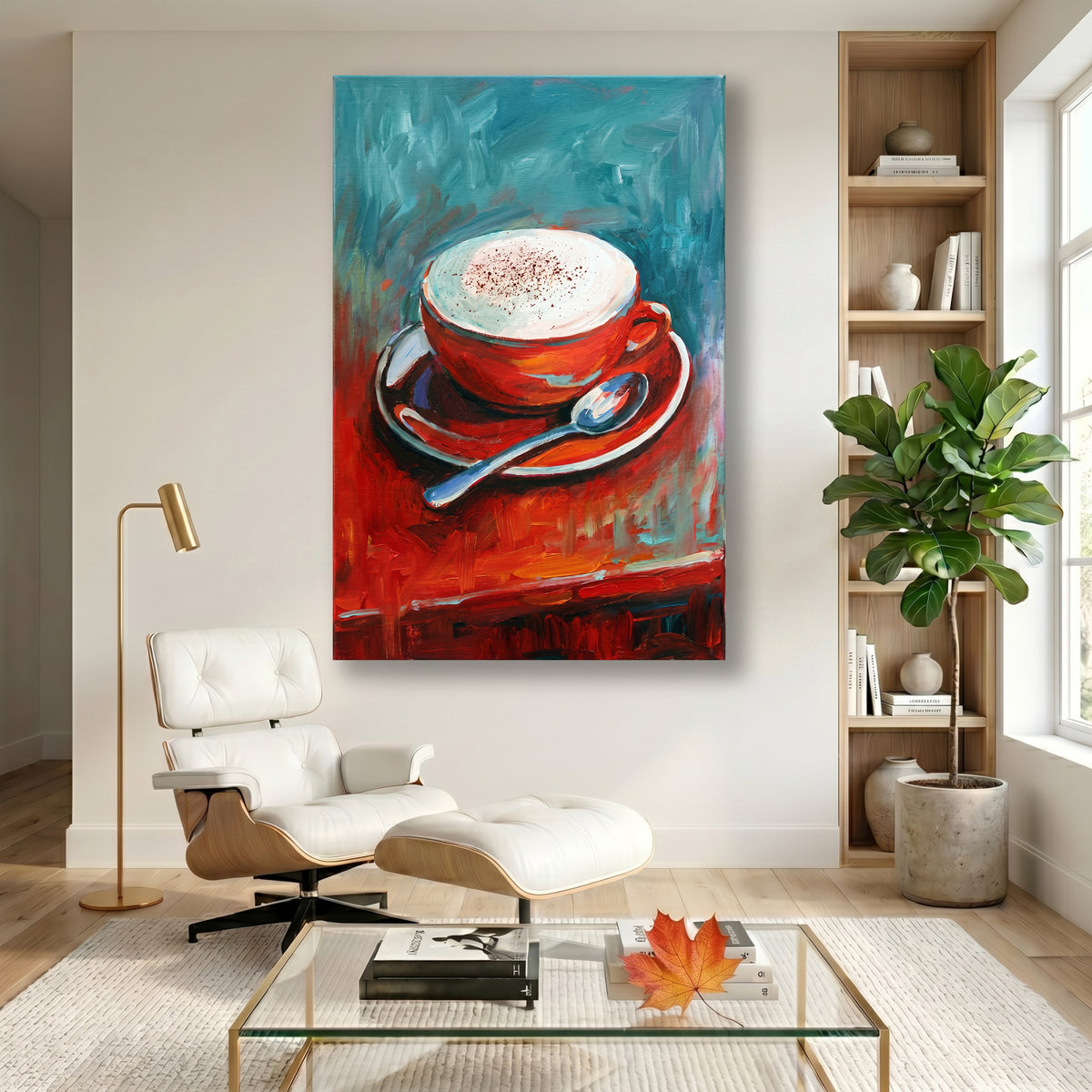 Painting Crimson Resonance