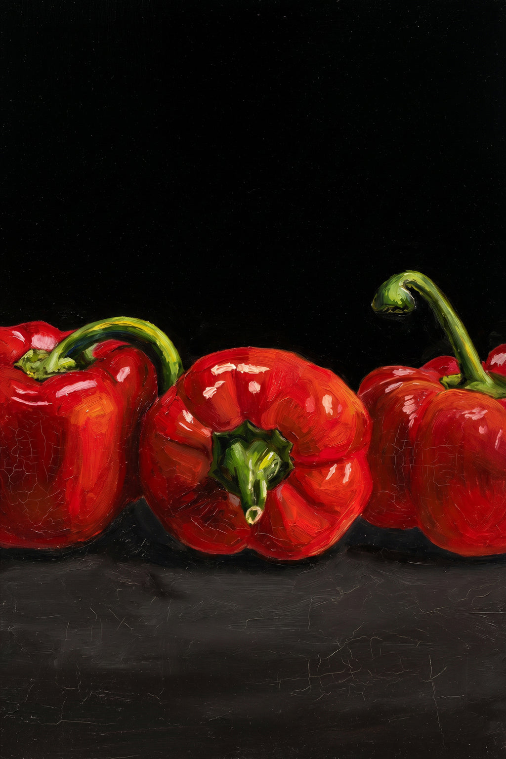 Painting Red Bell Peppers