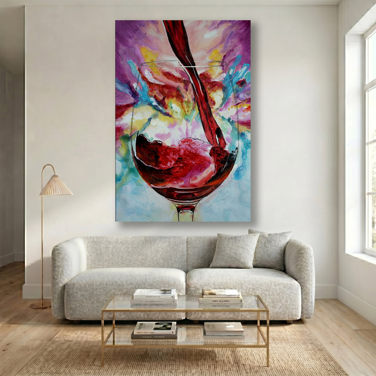 Painting Ruby Resonance