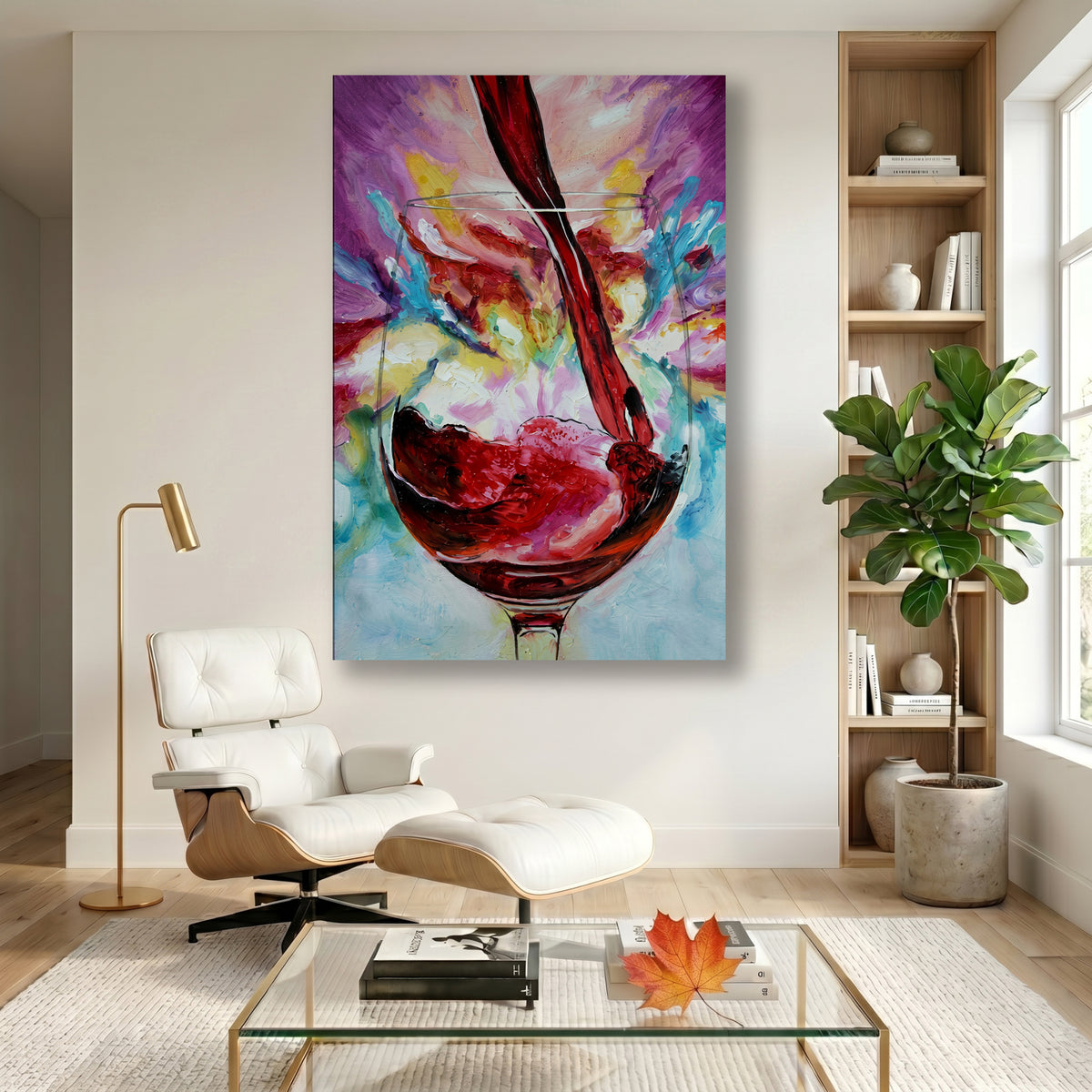 Painting Ruby Resonance