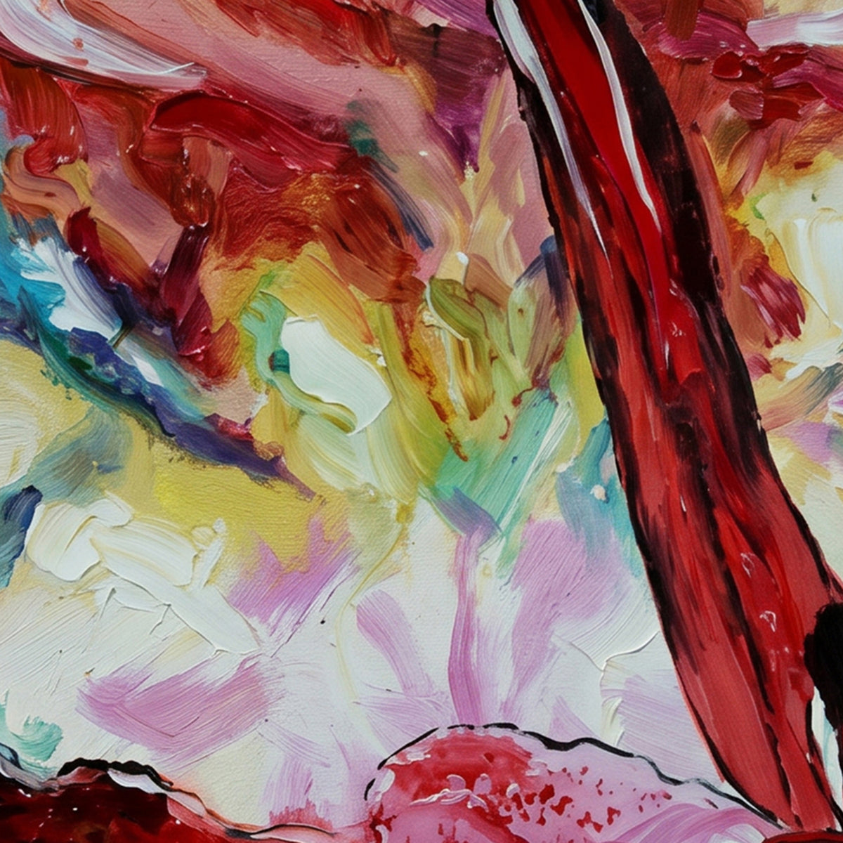 Painting Ruby Resonance