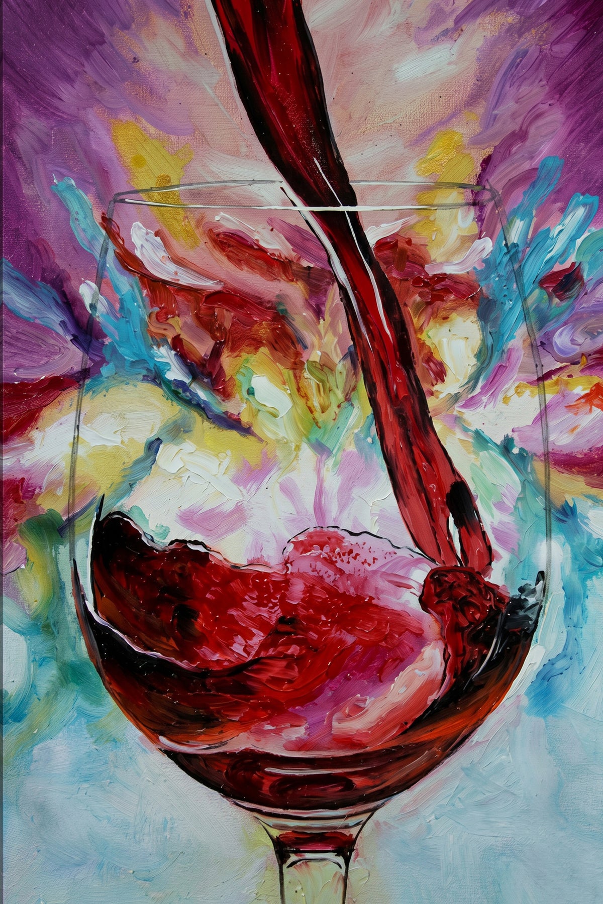 Painting Ruby Resonance