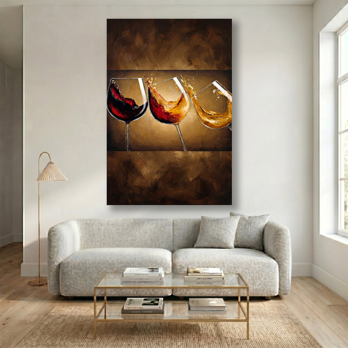 Painting Splashing Wine Trio