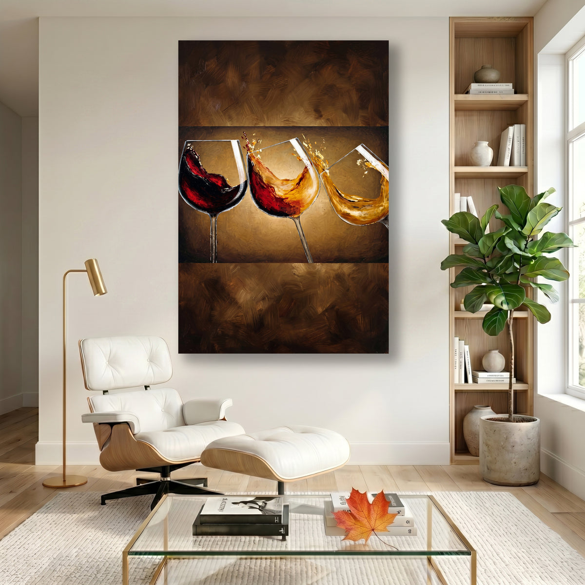 Painting Splashing Wine Trio