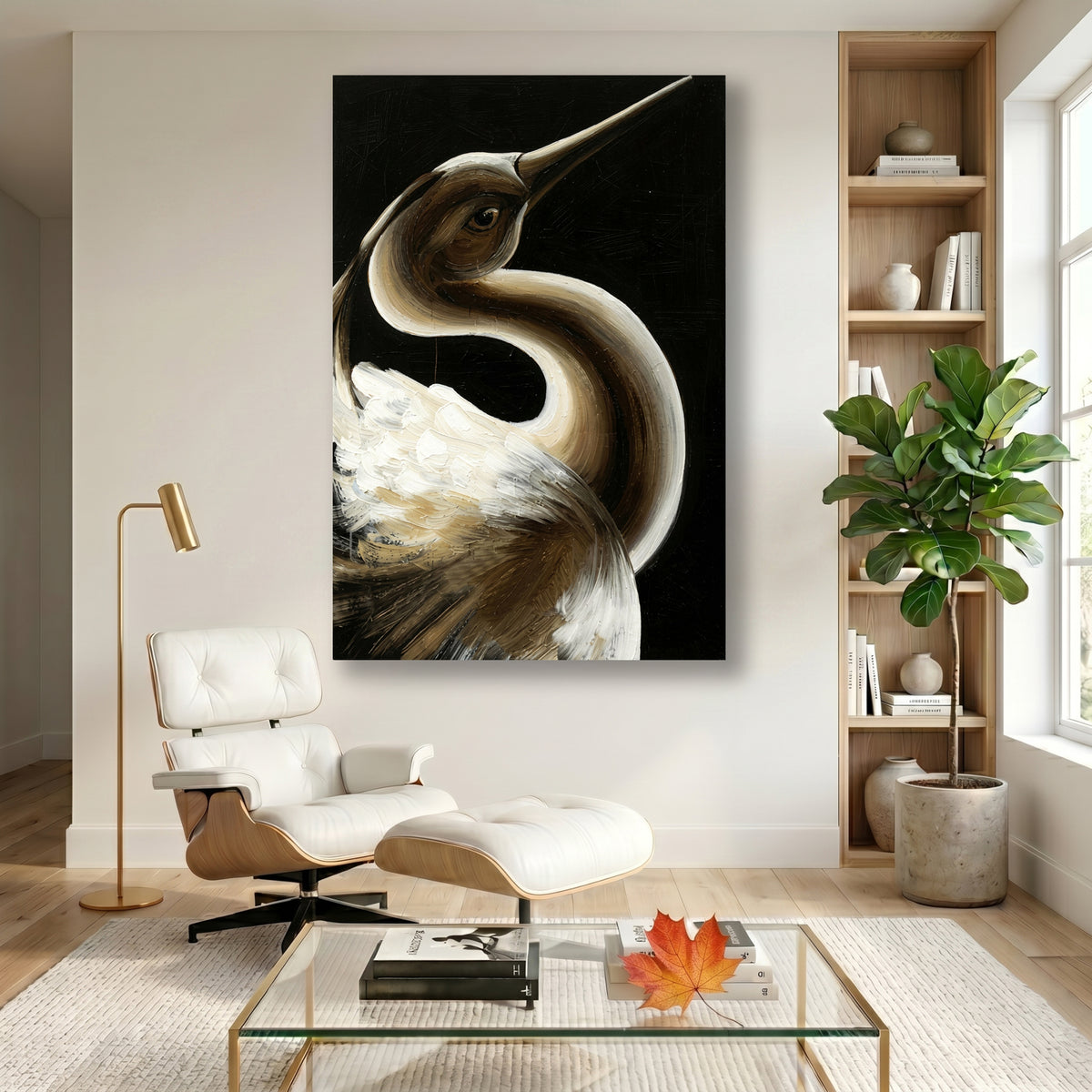 Painting Profile of a Bird