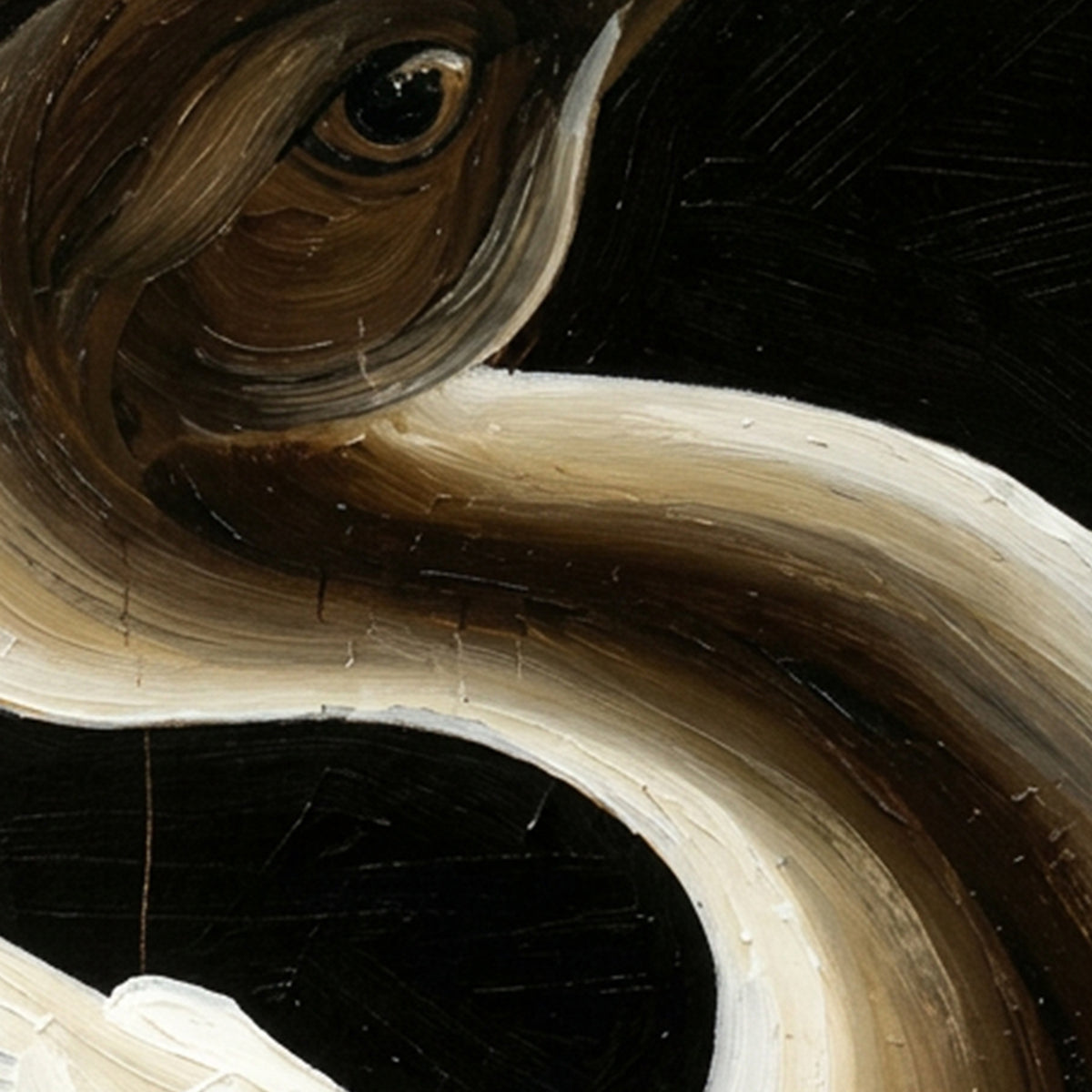 Painting Profile of a Bird