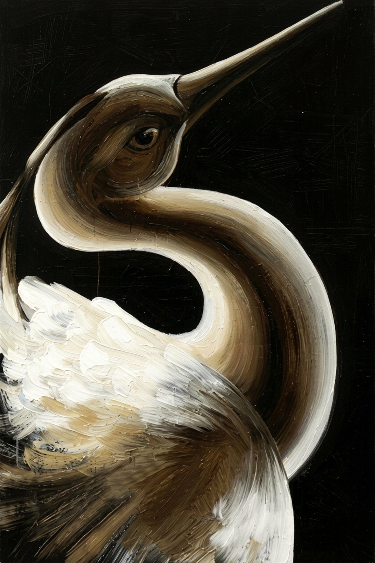 Painting Profile of a Bird