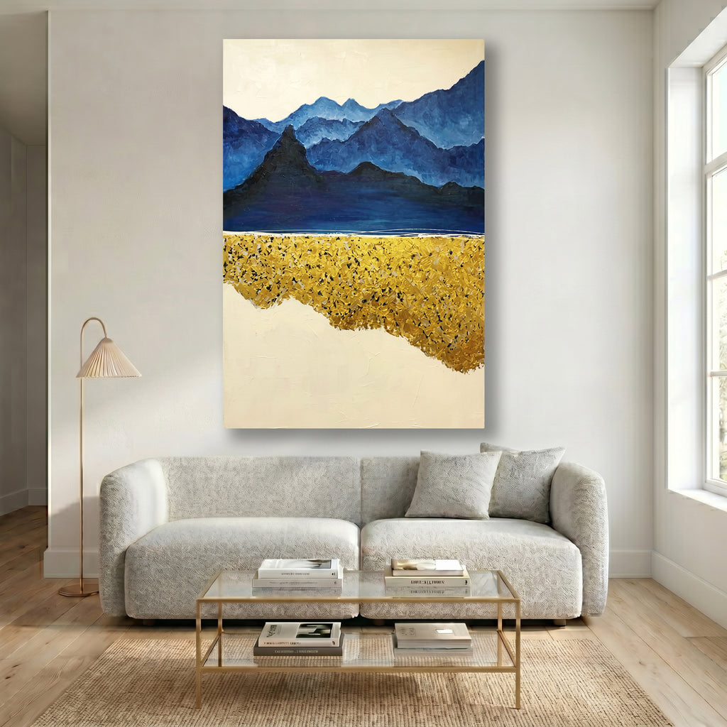 Painting Gilded Alpine Divide