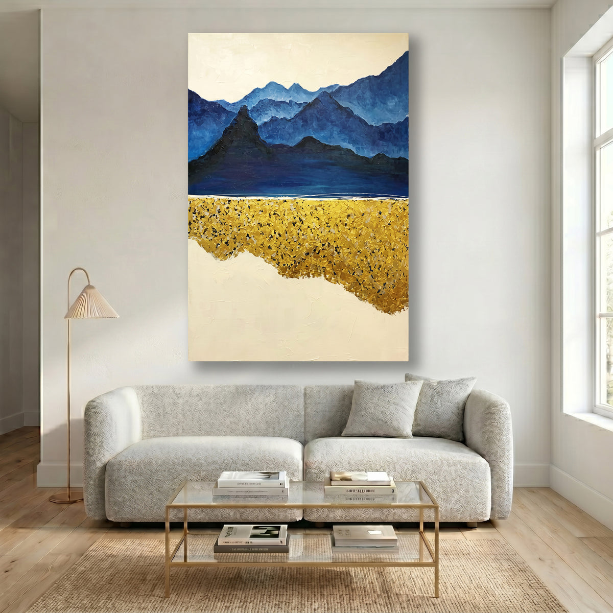 Painting Gilded Alpine Divide