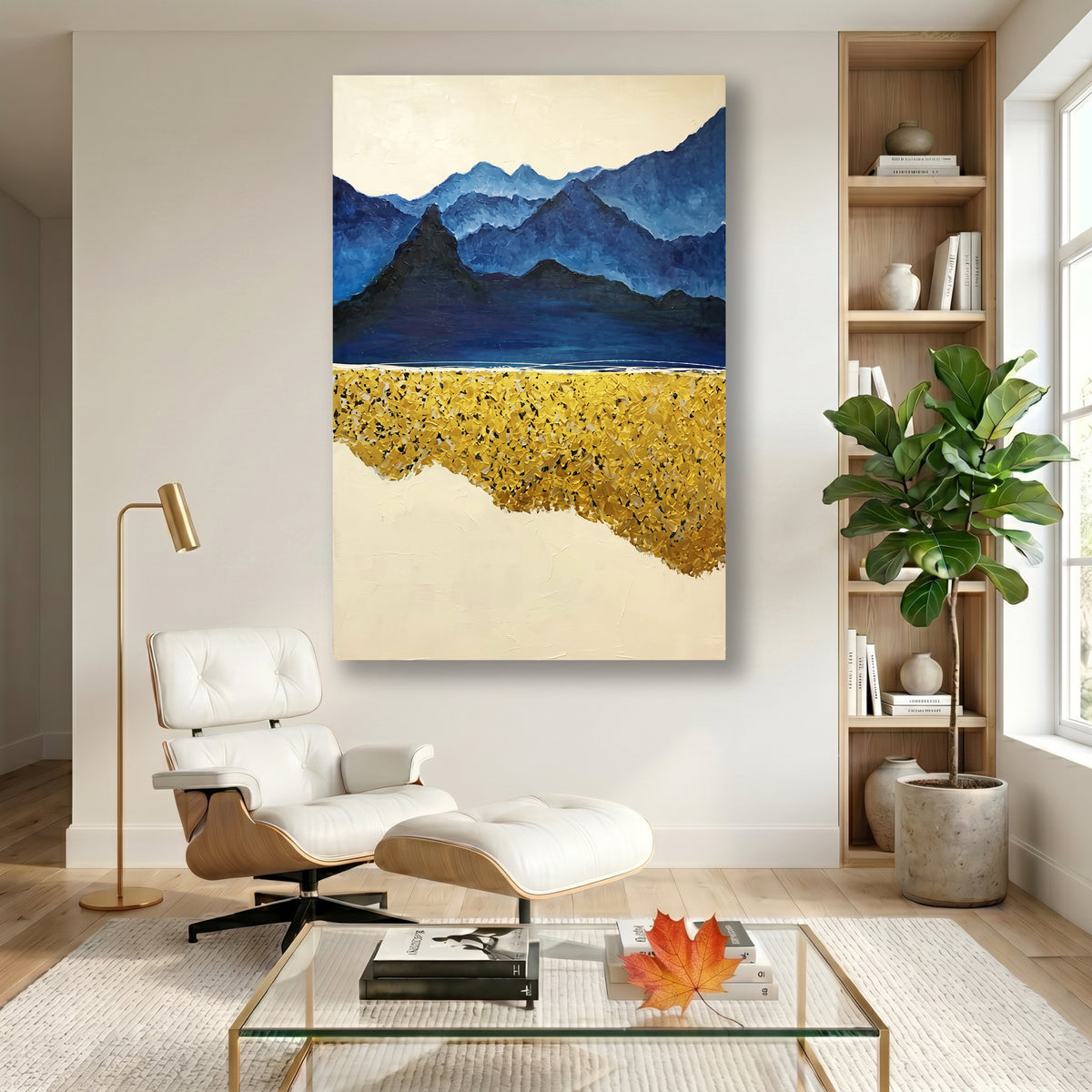 Painting Gilded Alpine Divide
