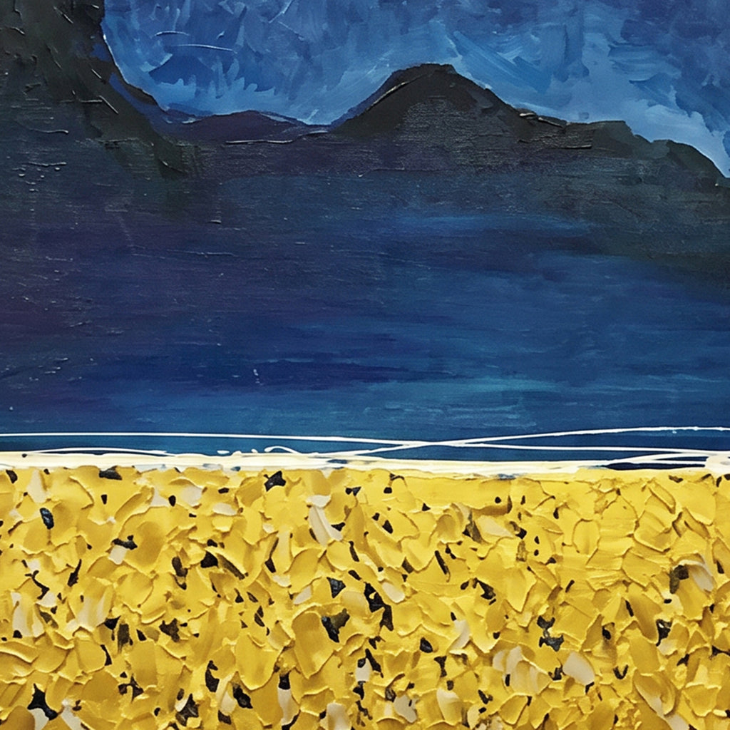 Painting Gilded Alpine Divide