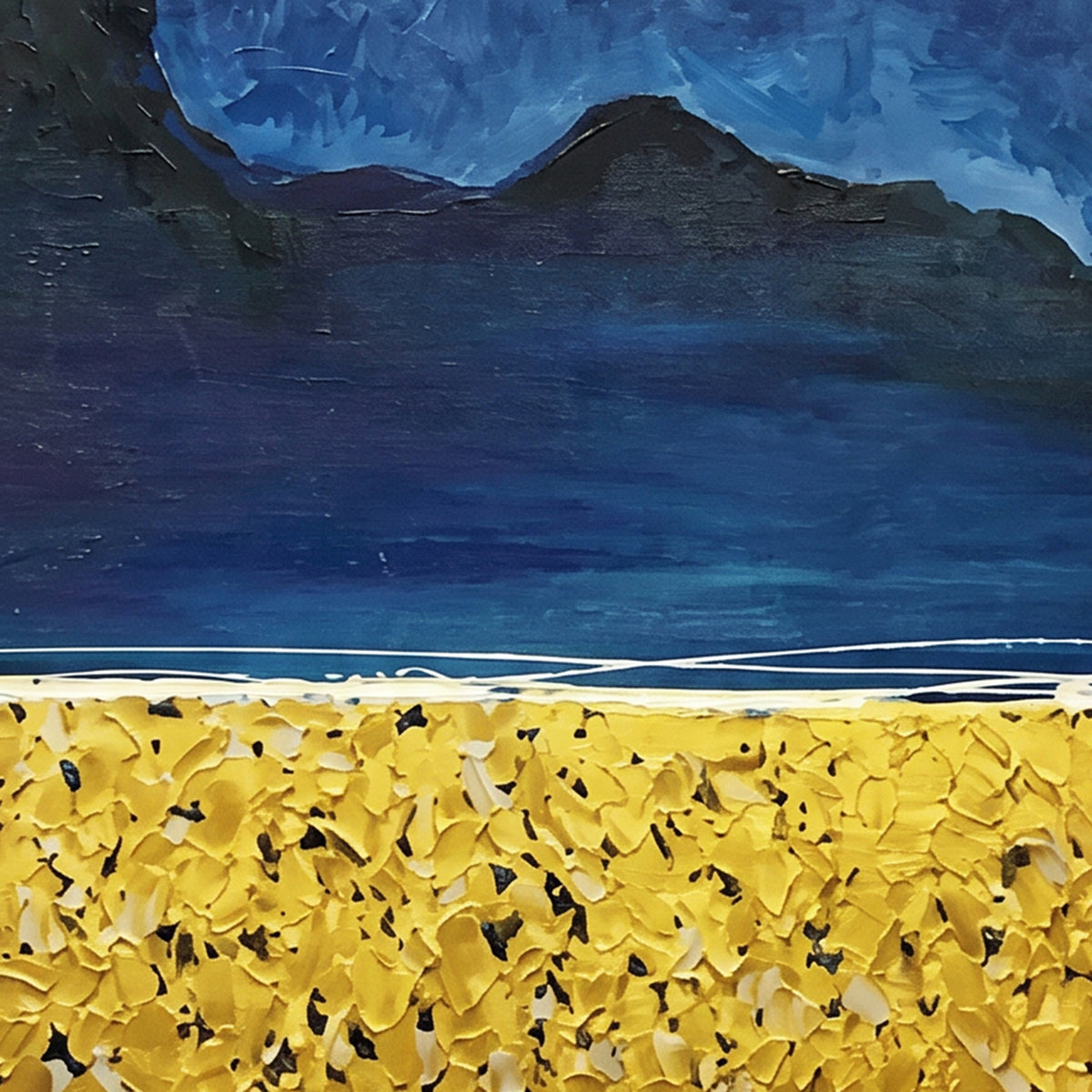 Painting Gilded Alpine Divide