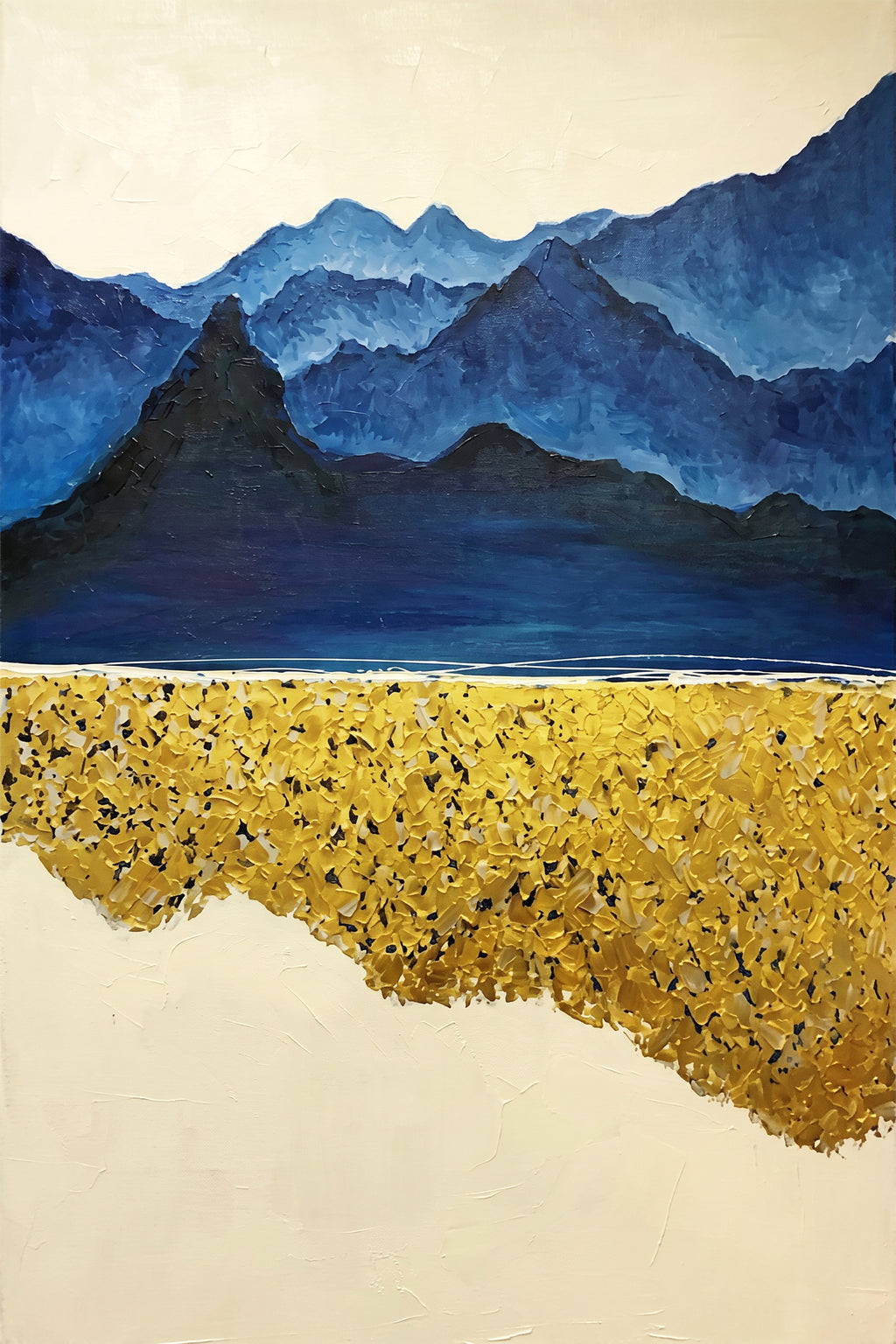 Painting Gilded Alpine Divide