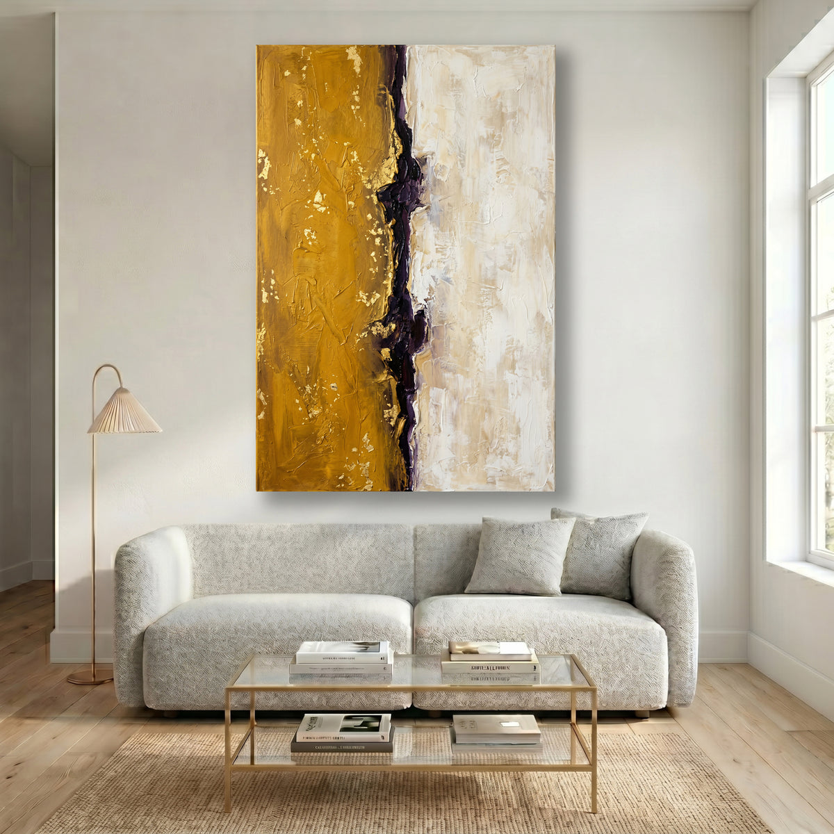 Painting Gilded Fissure