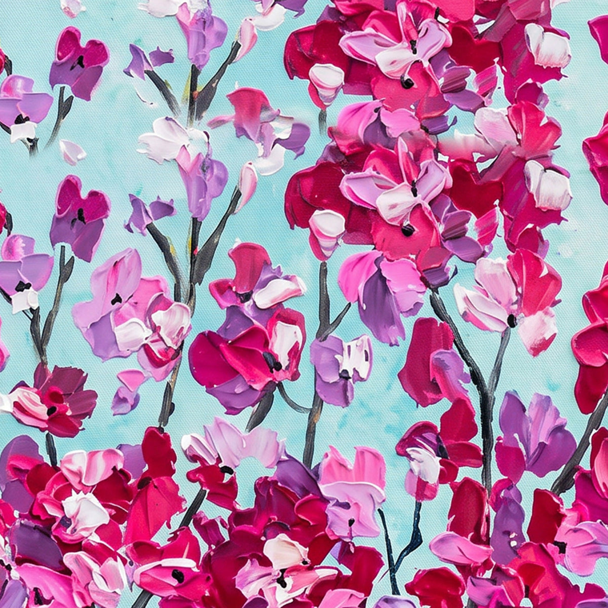 Painting Ascending Crimson Canopy