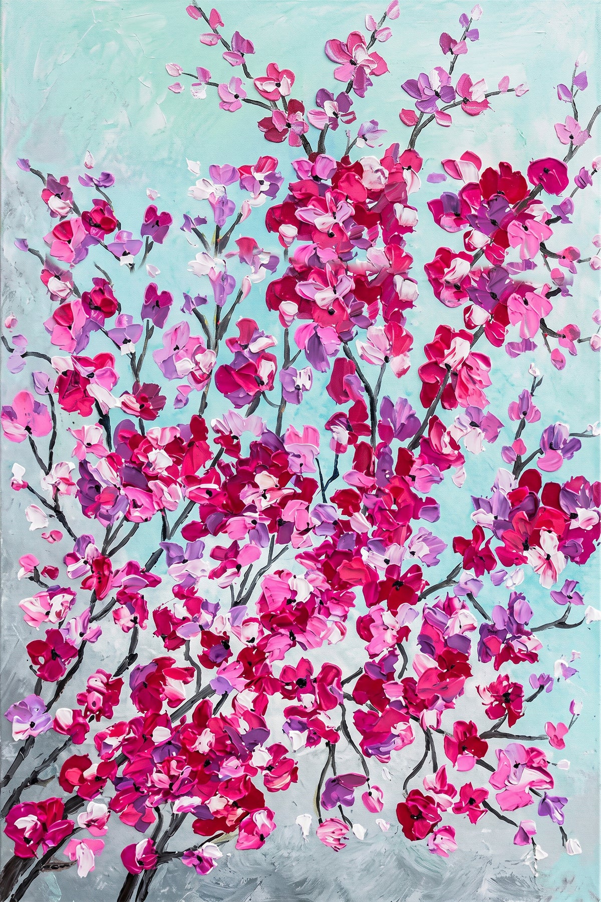 Painting Ascending Crimson Canopy