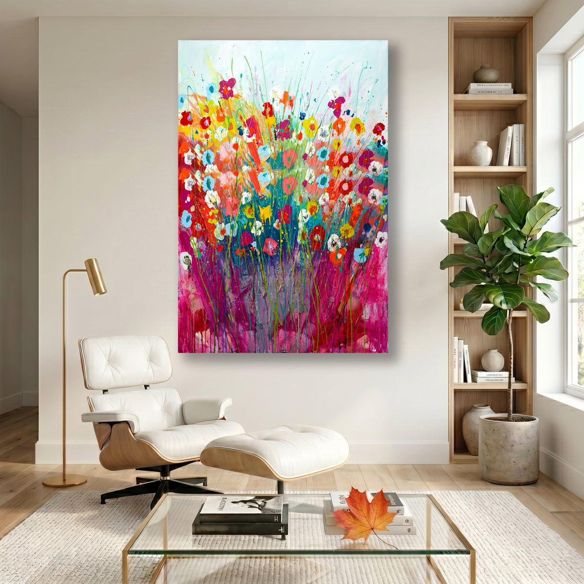 Painting Chromatic Efflorescence