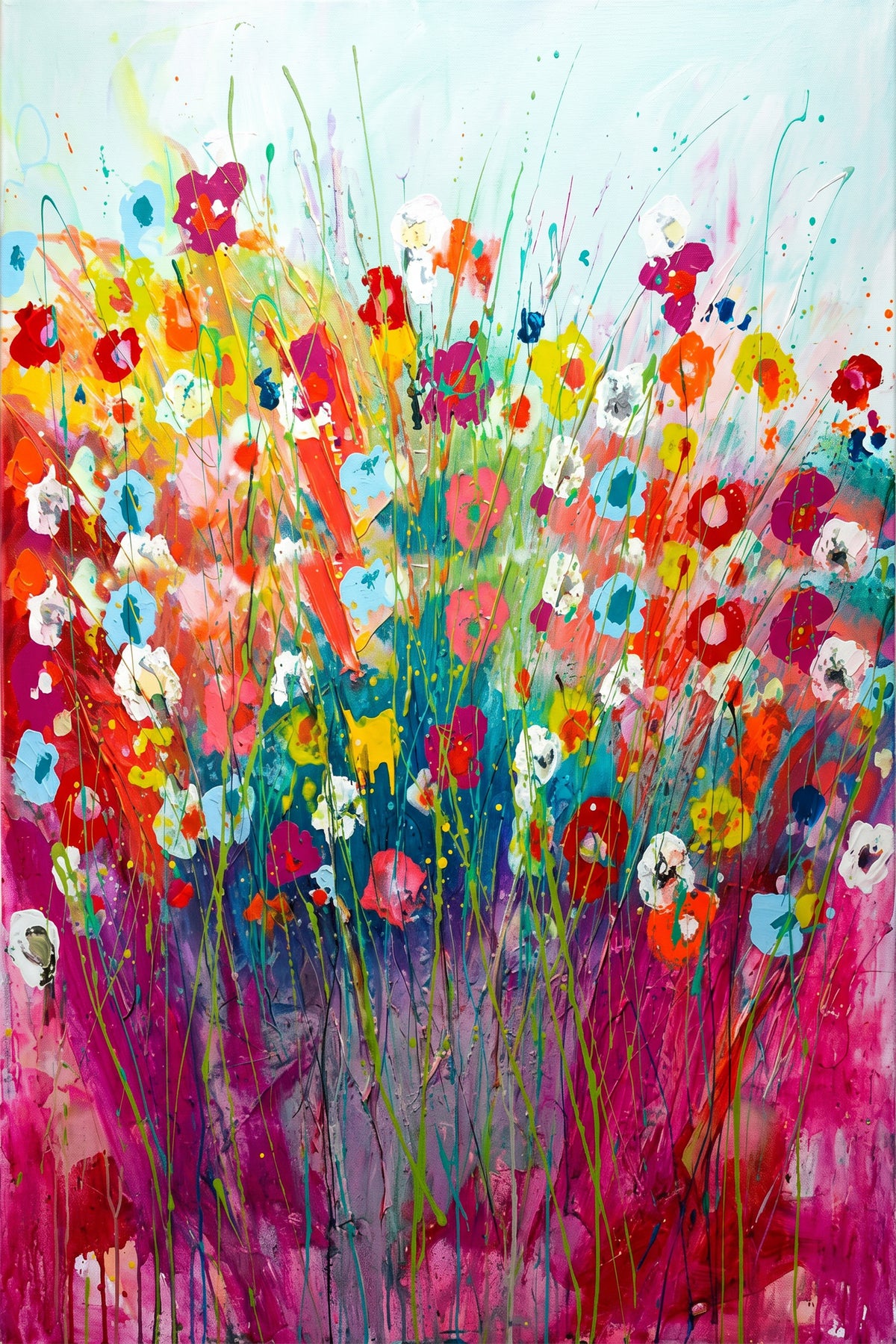 Painting Chromatic Efflorescence
