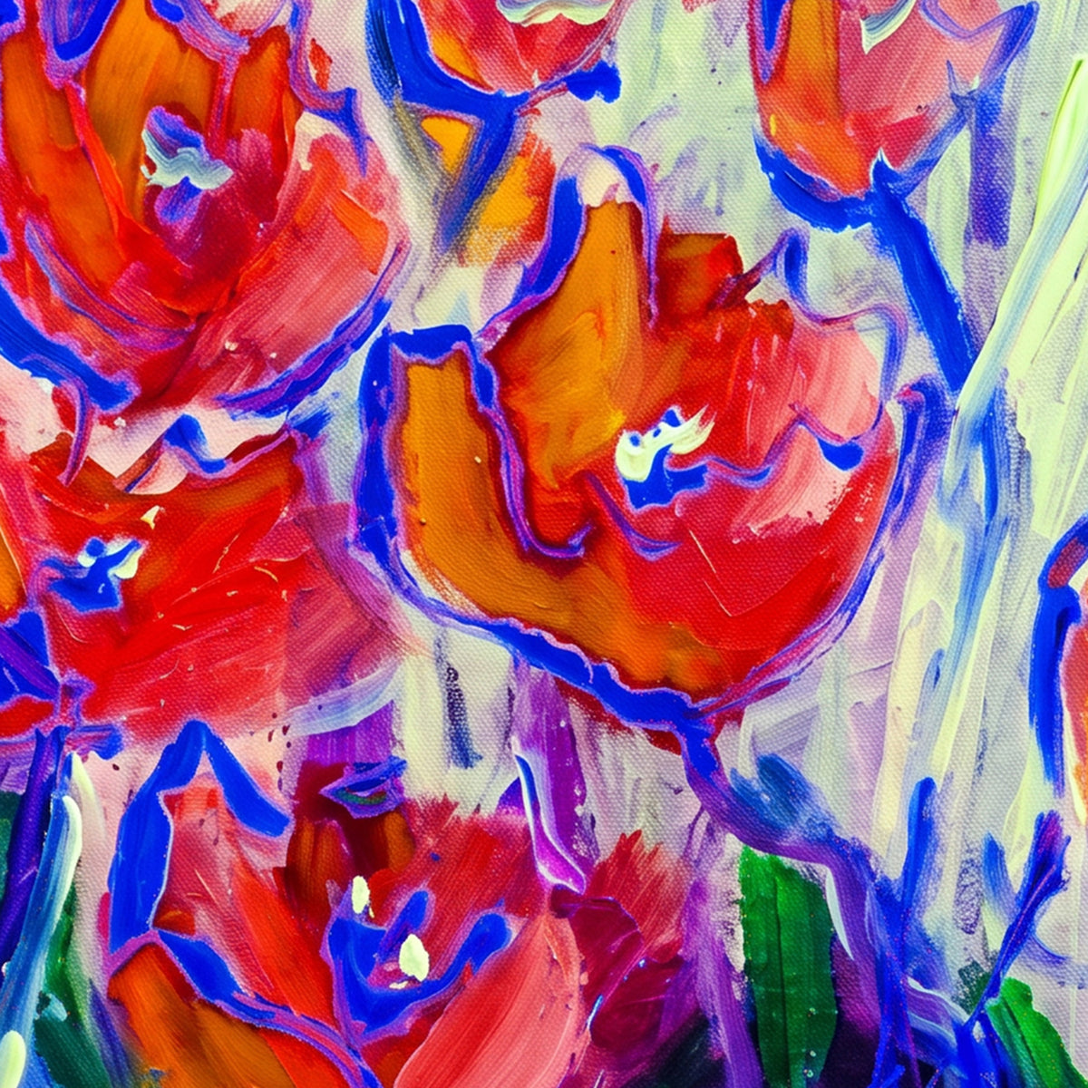 Painting Chromatic Bloom Resonance