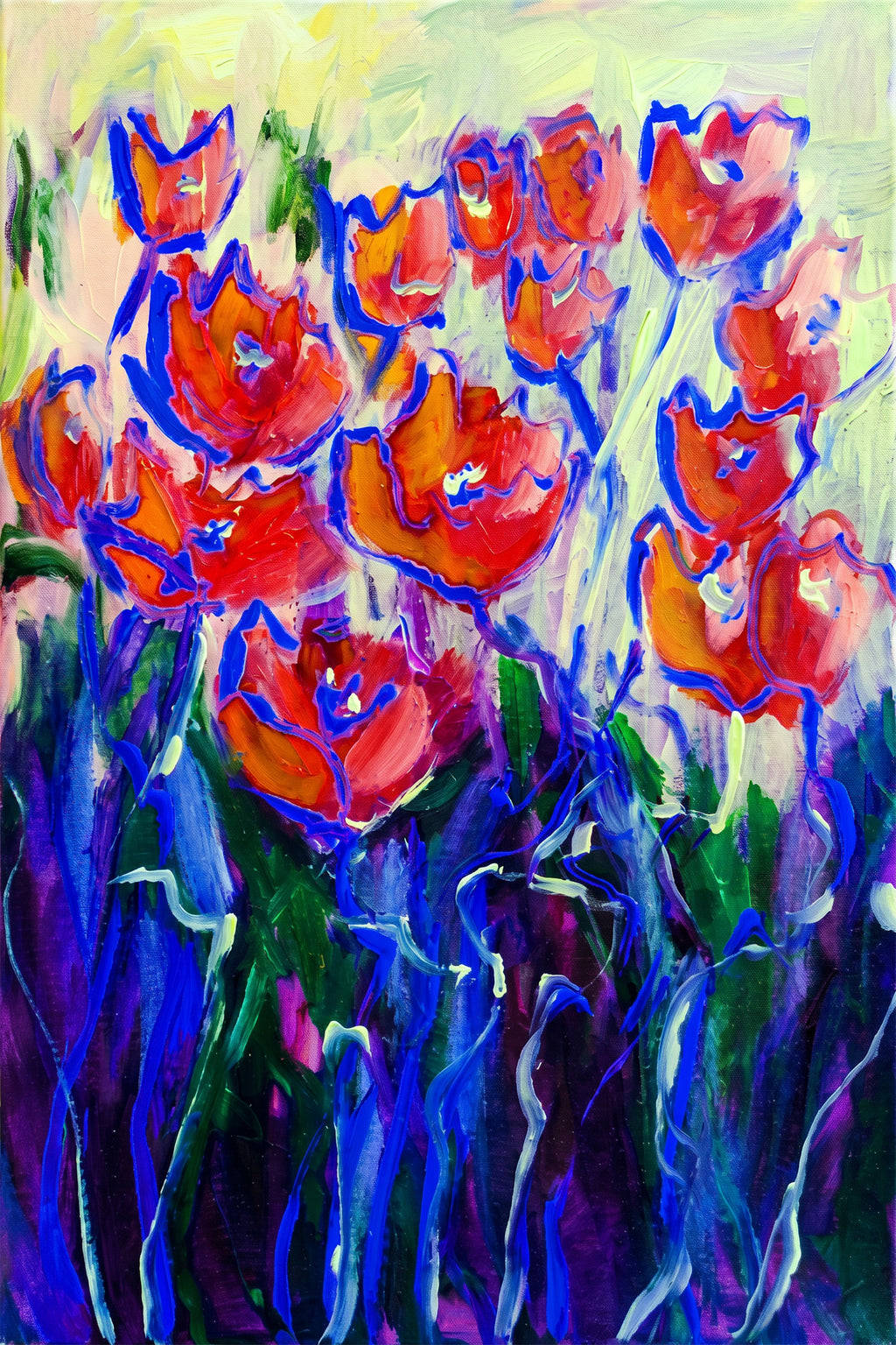 Painting Chromatic Bloom Resonance
