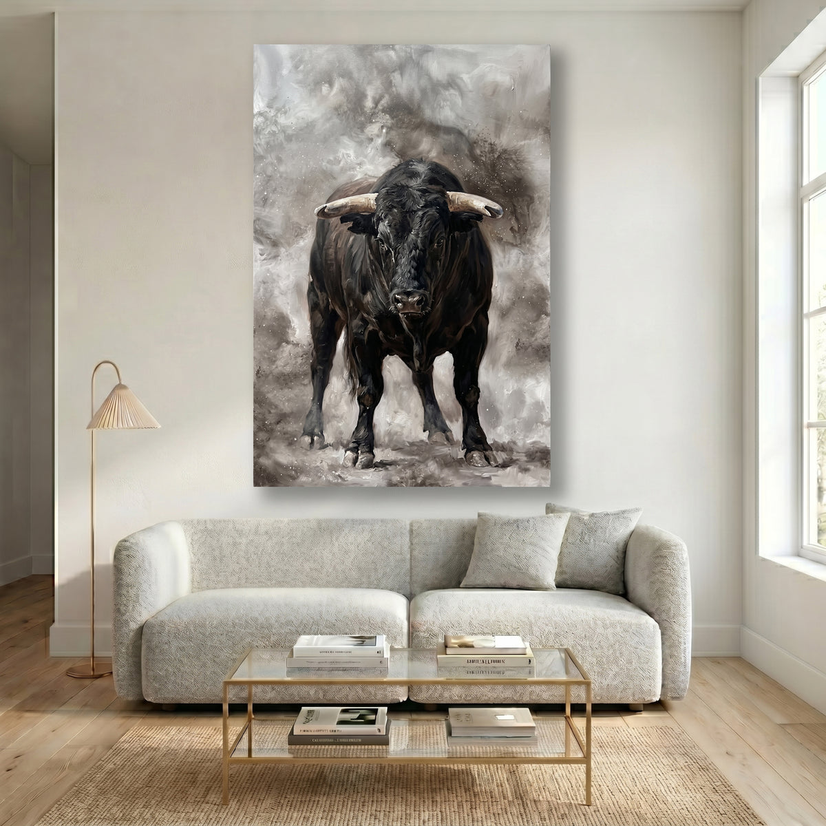 Painting Black Bull
